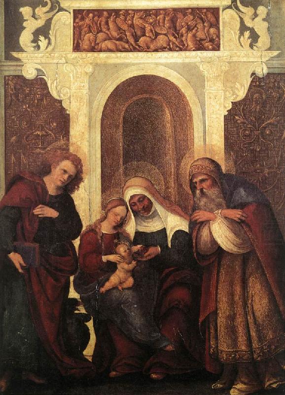 Madonna and Child with Saints gw, MAZZOLINO, Ludovico